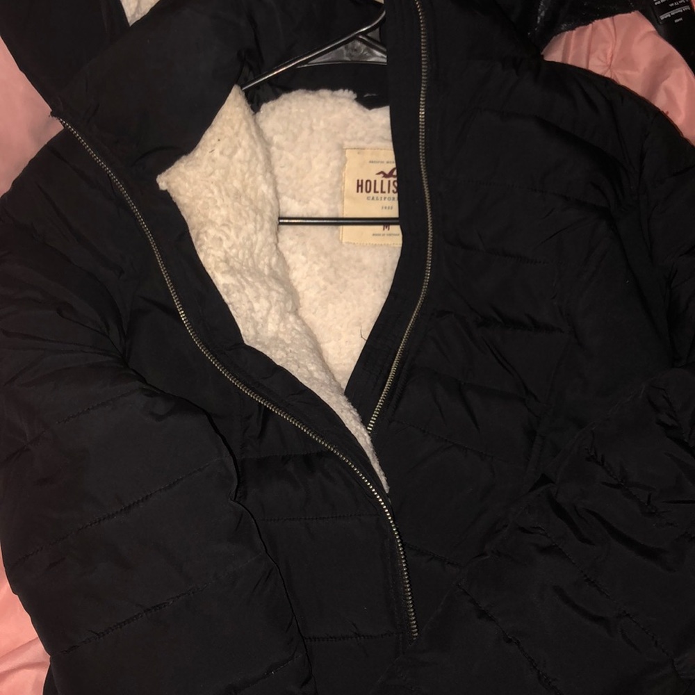 Hollister parka jacket size medium!